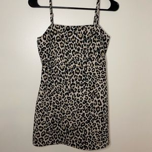 Animal print dress